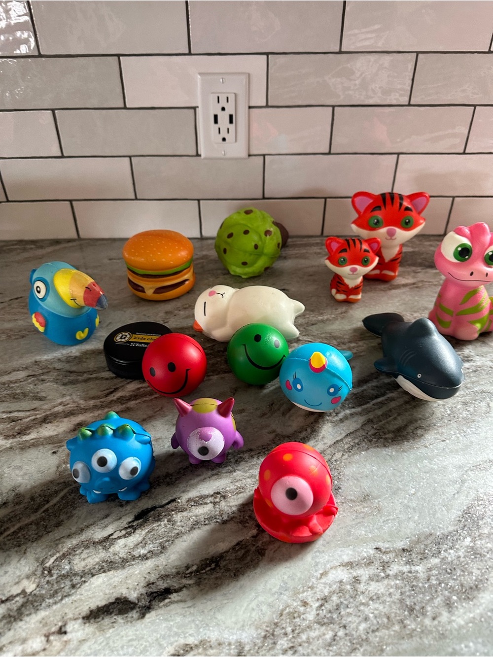 Kids Squeeze & Squish Assorted Toy Set - Multicolor